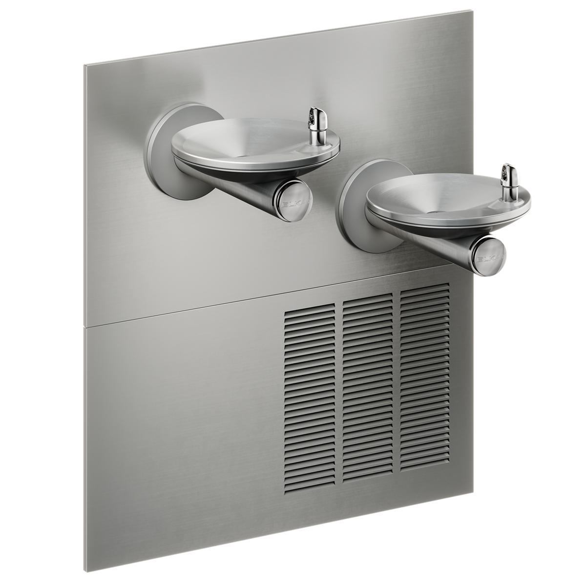 Elkay SwirlFlo Fountain Bi-Level ADA Filtered Refrigerated Stainless LRPBMV28K