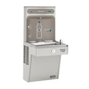 Elkay ezH2O Bottle Filling Station & Single High Efficiency Vandal-Resistant Cooler, Filtered, 8.0 GPH LVRCGRN8WSK