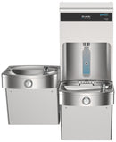 Elkay Pro Filtration VR Bottle Filling Station & Bi-Level ADA Cooler w/ Lead + Total PFAS** & Sed LVRCTL8WSPRO-FLP4-FSR5