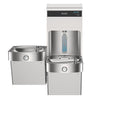 Elkay Pro Filtration VR Bottle Filling Station & Bi-Level ADA Cooler Non- Ref SS Sediment Prefilter LVRCTLDWSPRO-FSR5
