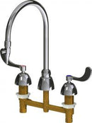 Chicago Faucets LWM2-A33-B Laboratory Mixing Faucet, Deck-Mount