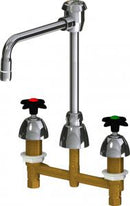 Chicago Faucets LWM2-C22-F Laboratory Mixing Faucet, Deck-Mount