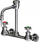 Chicago Faucets LWM4-A11-E Laboratory Mixing Faucet, Wall-Mount
