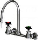 Chicago Faucets LWM4-A12-B Laboratory Mixing Faucet, Wall-Mount