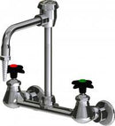 Chicago Faucets LWM4-A12-E Laboratory Mixing Faucet, Wall-Mount