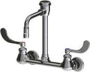 Chicago Faucets LWM4-A23-G Laboratory Mixing Faucet, Wall-Mount