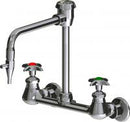 Chicago Faucets LWM4-A31-F Laboratory Mixing Faucet, Wall-Mount