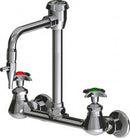 Chicago Faucets LWM4-A31-G Laboratory Mixing Faucet, Wall-Mount