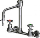 Chicago Faucets LWM4-A31-H Laboratory Mixing Faucet, Wall-Mount