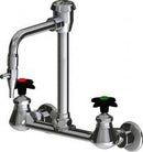 Chicago Faucets LWM4-A32-G Laboratory Mixing Faucet, Wall-Mount