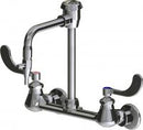 Chicago Faucets LWM4-A33-E Laboratory Mixing Faucet, Wall-Mount