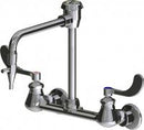 Chicago Faucets LWM4-A33-F Laboratory Mixing Faucet, Wall-Mount
