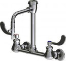 Chicago Faucets LWM4-A33-G Laboratory Mixing Faucet, Wall-Mount