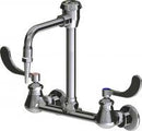 Chicago Faucets LWM4-B13-G Laboratory Mixing Faucet, Wall-Mount