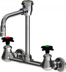 Chicago Faucets LWM4-B22-E Laboratory Mixing Faucet, Wall-Mount