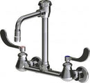 Chicago Faucets LWM4-B23-G Laboratory Mixing Faucet, Wall-Mount
