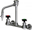 Chicago Faucets LWM4-B32-F Laboratory Mixing Faucet, Wall-Mount