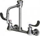 Chicago Faucets LWM4-B33-E Laboratory Mixing Faucet, Wall-Mount