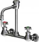 Chicago Faucets LWM4-C11-E Laboratory Mixing Faucet, Wall-Mount