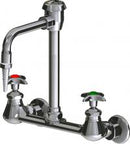 Chicago Faucets LWM4-C11-G Laboratory Mixing Faucet, Wall-Mount