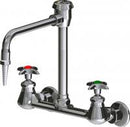 Chicago Faucets LWM4-C11-H Laboratory Mixing Faucet, Wall-Mount