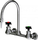 Chicago Faucets LWM4-C12-B Laboratory Mixing Faucet, Wall-Mount