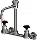 Chicago Faucets LWM4-C12-E Laboratory Mixing Faucet, Wall-Mount
