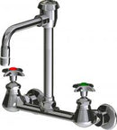 Chicago Faucets LWM4-C21-G Laboratory Mixing Faucet, Wall-Mount