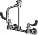 Chicago Faucets LWM4-C33-E Laboratory Mixing Faucet, Wall-Mount