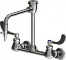 Chicago Faucets LWM4-C33-F Laboratory Mixing Faucet, Wall-Mount