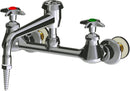 Chicago Faucets LWM5-A11-K Laboratory Mixing Faucet, Wall-Mount