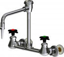 Chicago Faucets LWM5-A12-F Laboratory Mixing Faucet, Wall-Mount