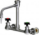 Chicago Faucets LWM5-A12-H Laboratory Mixing Faucet, Wall-Mount