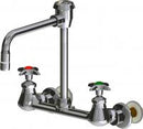 Chicago Faucets LWM5-A21-F Laboratory Mixing Faucet, Wall-Mount