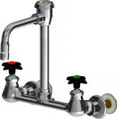 Chicago Faucets LWM5-A22-G Laboratory Mixing Faucet, Wall-Mount