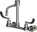 Chicago Faucets LWM5-A23-G Laboratory Mixing Faucet, Wall-Mount