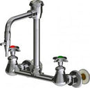 Chicago Faucets LWM5-A31-G Laboratory Mixing Faucet, Wall-Mount