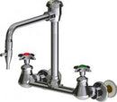 Chicago Faucets LWM5-A31-H Laboratory Mixing Faucet, Wall-Mount