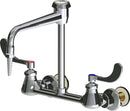 Chicago Faucets LWM5-B13-H Laboratory Mixing Faucet, Wall-Mount