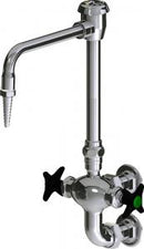 Chicago Faucets LWM6-A12-H Laboratory Mixing Faucet, Wall-Mount