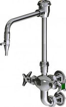 Chicago Faucets LWM6-A31-F Laboratory Mixing Faucet, Wall-Mount