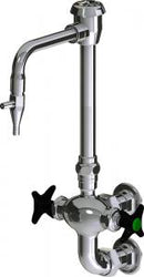 Chicago Faucets LWM6-A32-G Laboratory Mixing Faucet, Wall-Mount