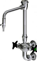 Chicago Faucets LWM6-A32-H Laboratory Mixing Faucet, Wall-Mount