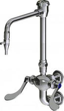 Chicago Faucets LWM6-A33-H Laboratory Mixing Faucet, Wall-Mount