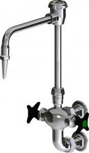 Chicago Faucets LWM6-B12-F Laboratory Mixing Faucet, Wall-Mount