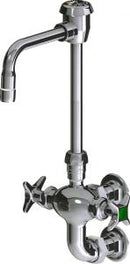 Chicago Faucets LWM6-B21-E Laboratory Mixing Faucet, Wall-Mount