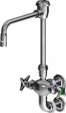 Chicago Faucets LWM6-B21-F Laboratory Mixing Faucet, Wall-Mount