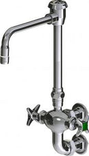 Chicago Faucets LWM6-B21-H Laboratory Mixing Faucet, Wall-Mount