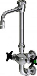 Chicago Faucets LWM6-B22-G Laboratory Mixing Faucet, Wall-Mount