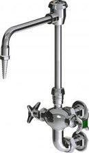 Chicago Faucets LWM6-C11-F Laboratory Mixing Faucet, Wall-Mount